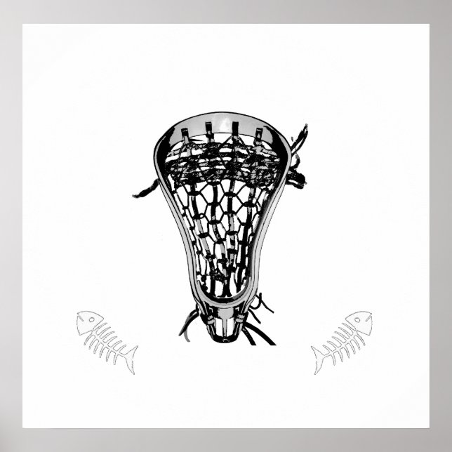 Lacrosse Pass Fisch Poster (Vorne)