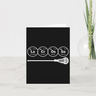 Lacrosse Periodic Table of Elements Chemistry Karte