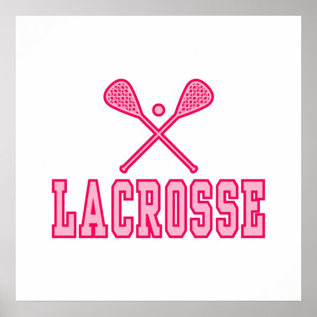 Lacrosse Pink Poster (Vorne)