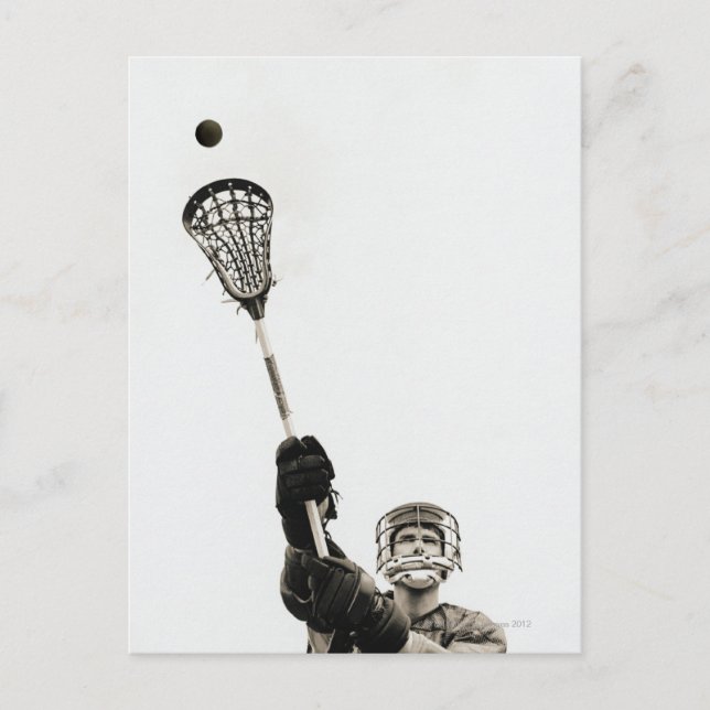 Lacrosse Player 3 Postkarte (Vorderseite)