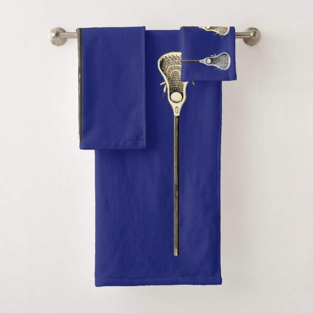 Lacrosse Player Badhandtuch Set (Insitu)