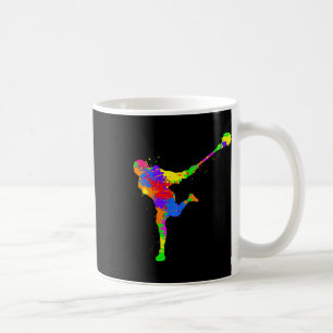 Lacrosse Player Boys Kinder Jugend Kaffeetasse