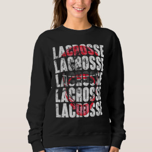 Lacrosse Player Coach Graphic Sweatshirt