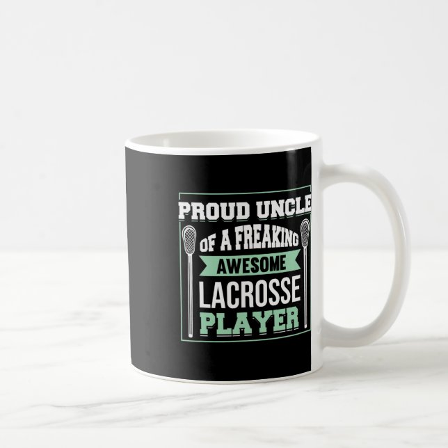 Lacrosse Player Coach Uncle Kaffeetasse (Rechts)