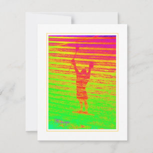 Lacrosse Player Colorful Sports Coach Team Fun