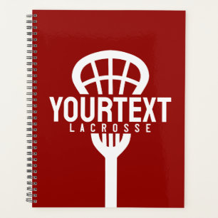 Lacrosse Player CUSTOM TEXT Team Mesh Sport Stick Planer