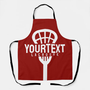 Lacrosse Player CUSTOM TEXT Team Mesh Sport Stick Schürze