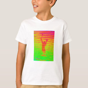 Lacrosse Player Foto Kunst - Sport Spaß T-Shirt