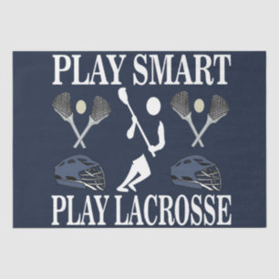 Lacrosse Player Geburtstag Seidenpapier