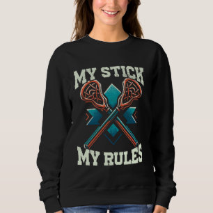 Lacrosse Player Lax Coach Sport Lacrosse Goalie Sweatshirt