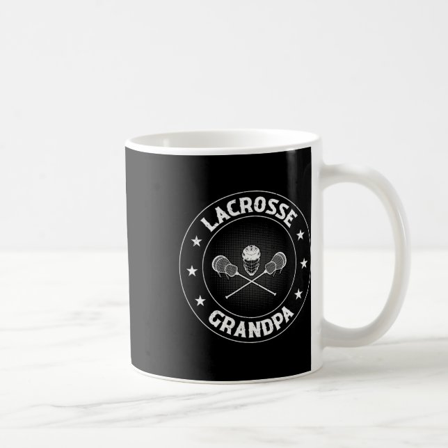 Lacrosse Player Opa - Lacrosse Opa Kaffeetasse (Rechts)