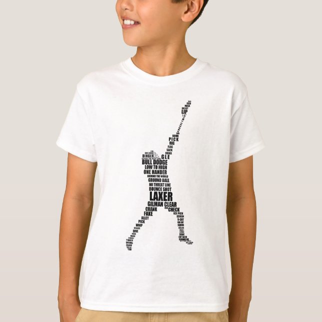 Lacrosse Player T-Shirt (Vorderseite)
