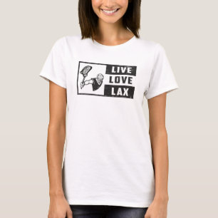 Lacrosse Player Team Live Liebe Lax Funny Gift Ide T-Shirt