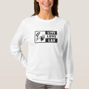 Lacrosse Player Team Live Liebe Lax Funny Gift Ide T-Shirt