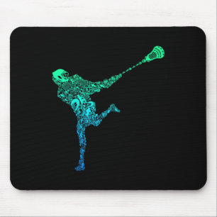 Lacrosse Player Youth Men Kids Boys Mousepad