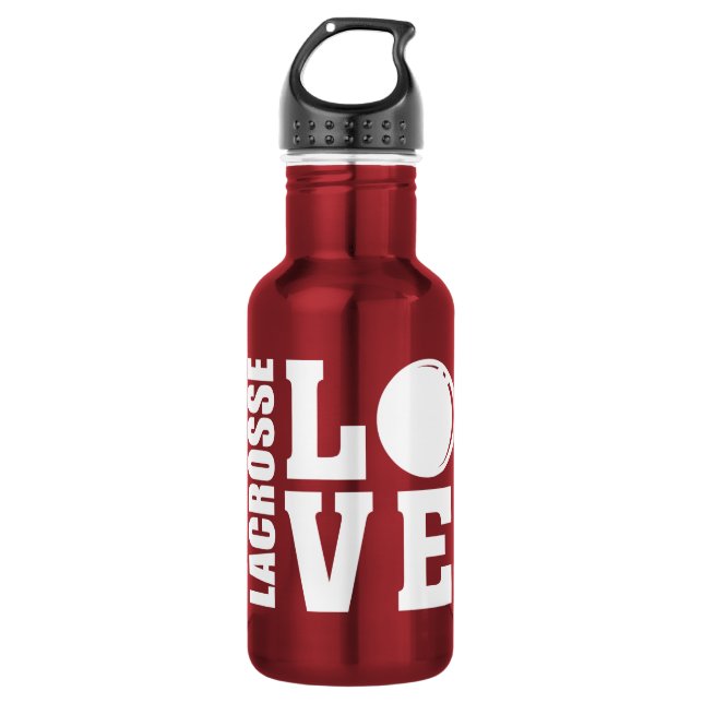Lacrosse Player's, Liebe Edelstahlflasche (Vorderseite)