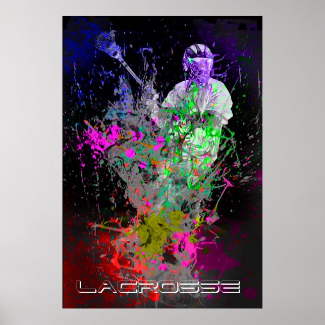 Lacrosse-Poster für Spritzer Poster (Vorne)