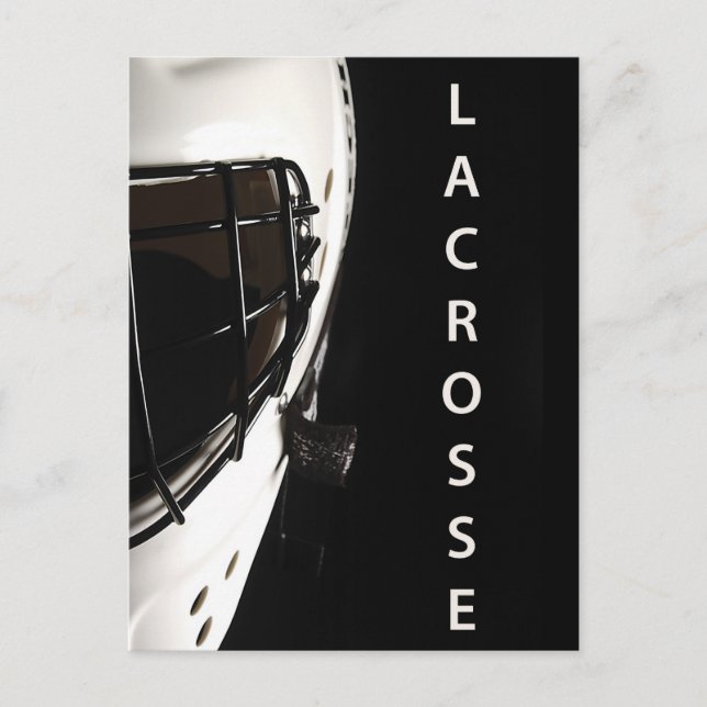 Lacrosse Postkarte (Vorderseite)