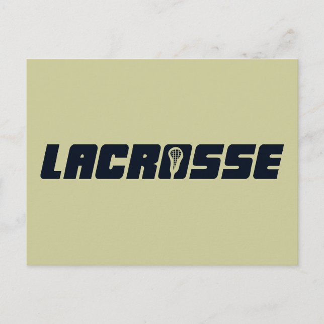 Lacrosse Postkarte (Vorderseite)