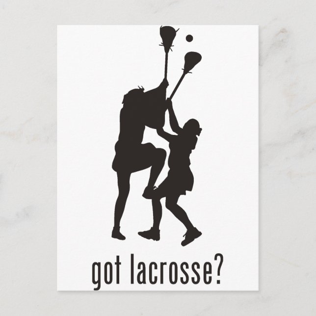 Lacrosse Postkarte (Vorderseite)