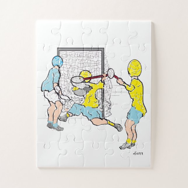 Lacrosse-Puzzle  (Vertikal)