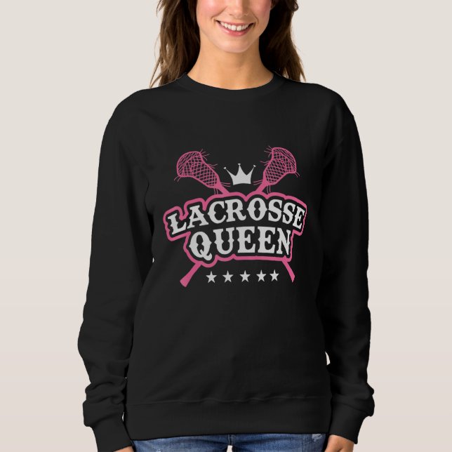 Lacrosse Queen Player Sweatshirt (Vorderseite)