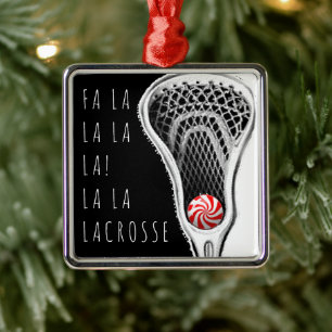 Lacrosse-Sammelobjekt Weihnachten Ornament Aus Metall