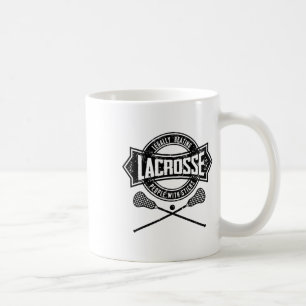 Lacrosse schlägt Leute mit Stöcken lustig Kaffeetasse