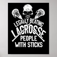 Lacrosse schlägt Menschen mit Stöcken legal