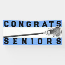 Lacrosse Seniors Light Blue Banner
