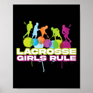 Lacrosse-Shirt für Frauen für Mädchen Lacrosse-Spi Poster