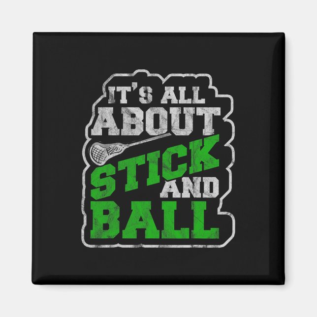 Lacrosse Shirts Der Lakestaster-Player Magnet (Vorne)