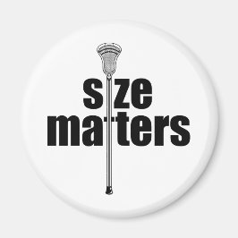 Lacrosse Size Matches Magnet