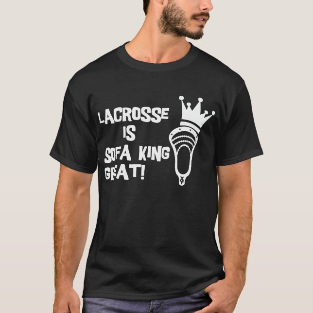 Lacrosse SofaKing große Dunkelheit T-Shirt (Vorderseite)