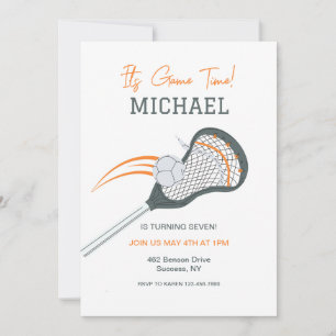 Lacrosse-Spiel Einladung