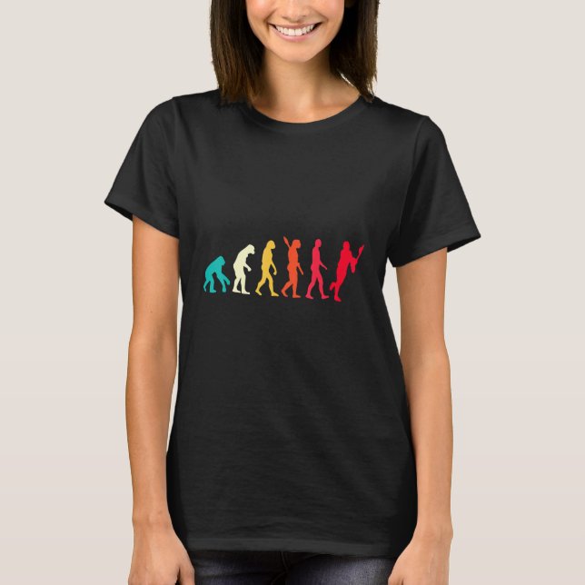 Lacrosse-Spieler-Evolutions-Coach-Team T-Shirt (Vorderseite)