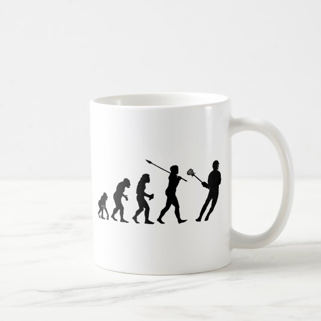 Lacrosse-Spieler Kaffeetasse (Rechts)