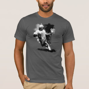 Lacrosse-Spieler-T - Shirt