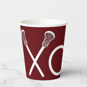 Lacrosse-Sport Pappbecher
