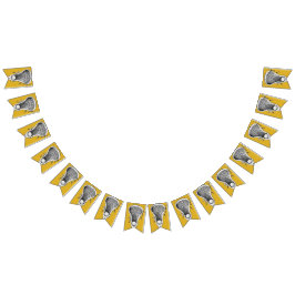 Lacrosse Sports Gold Wimpelkette