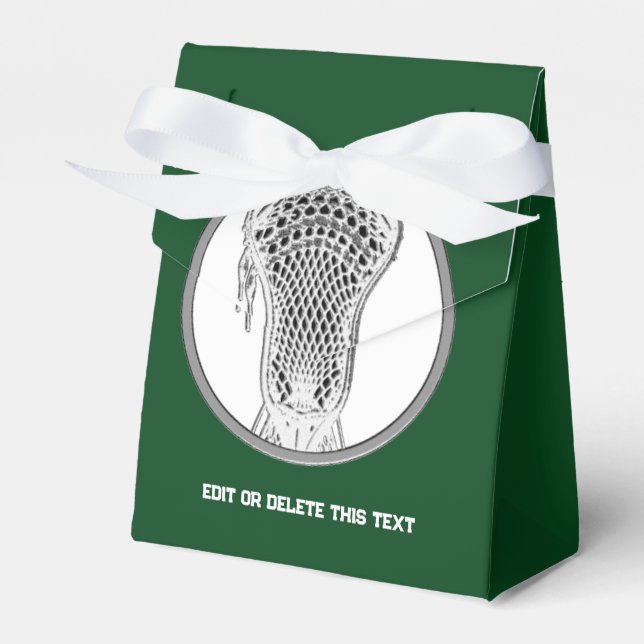 Lacrosse Sports Green Geschenkschachtel (Vorderseite)