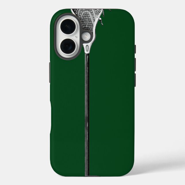 Lacrosse Sports iPhone 16 Hülle (Rückseite)