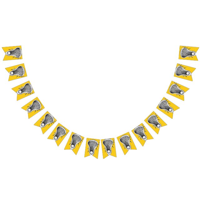 Lacrosse Sports Jaune Drapeaux de Bunch (Tout)