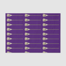 Lacrosse Sports Lila Gewebe Seidenpapier