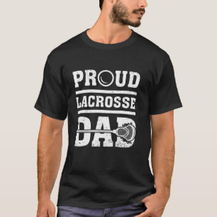 Lacrosse Sports Lover Proud Lacrosse Vater Vater T-Shirt