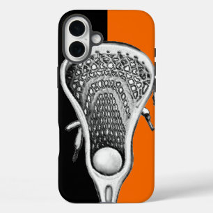 Lacrosse Sports Orange Coque-Mate coque iphone