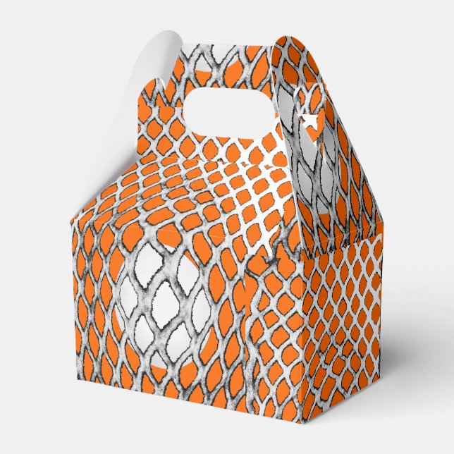 Lacrosse Sports Orange Gevor Box Geschenkschachtel (Vorderseite)