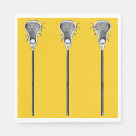 Lacrosse Sports Party Serviette