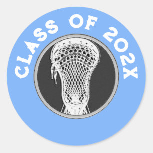 Lacrosse Sports Senior Night Runder Aufkleber