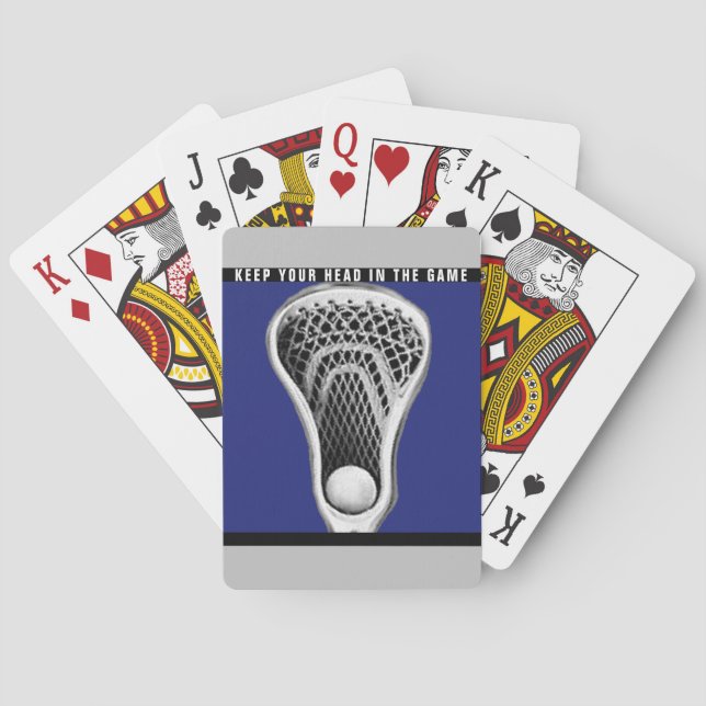 Lacrosse Sports Spielkarten (Rückseite)